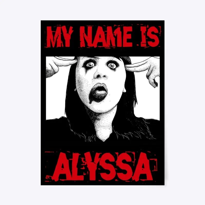 My Name is 'A' by anonymous - film merch